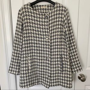 Paper Crown Houndstooth Coat